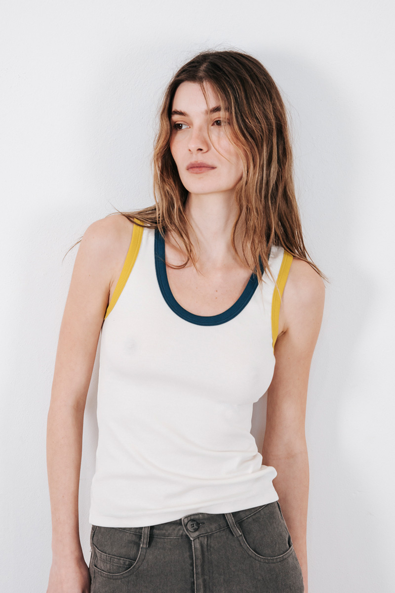 Αμάνικο ριπ τοπ Badila