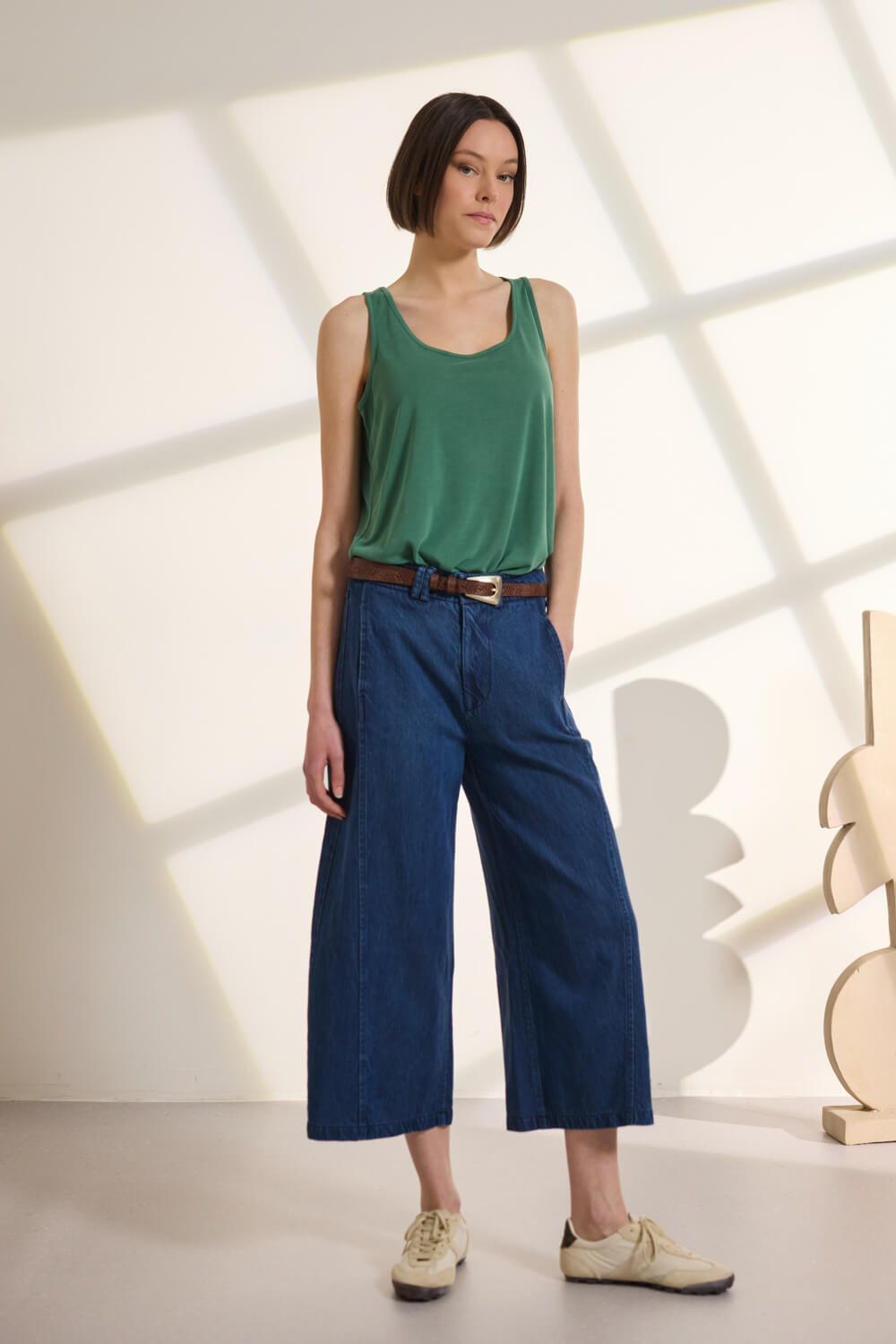 Τζιν παντελόνι capri χαμηλόμεσο Namaste