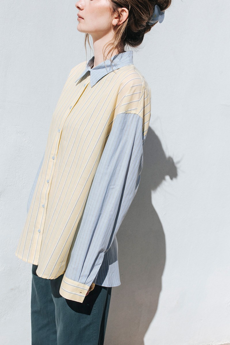 Φαρδύ πουκάμισο ριγέ Badila