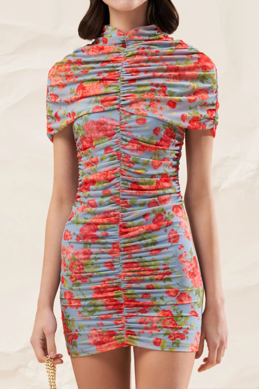Μίνι φόρεμα φλοράλ Lumina