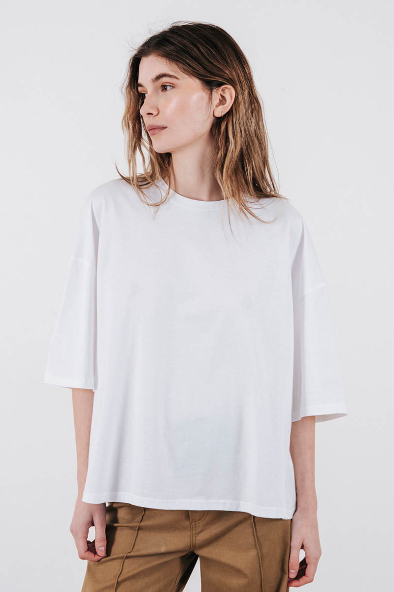 Βαμβακερό T-shirt oversized Badila