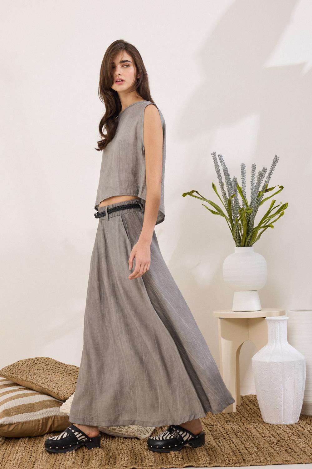 Μακριά φούστα εβαζέ Namaste