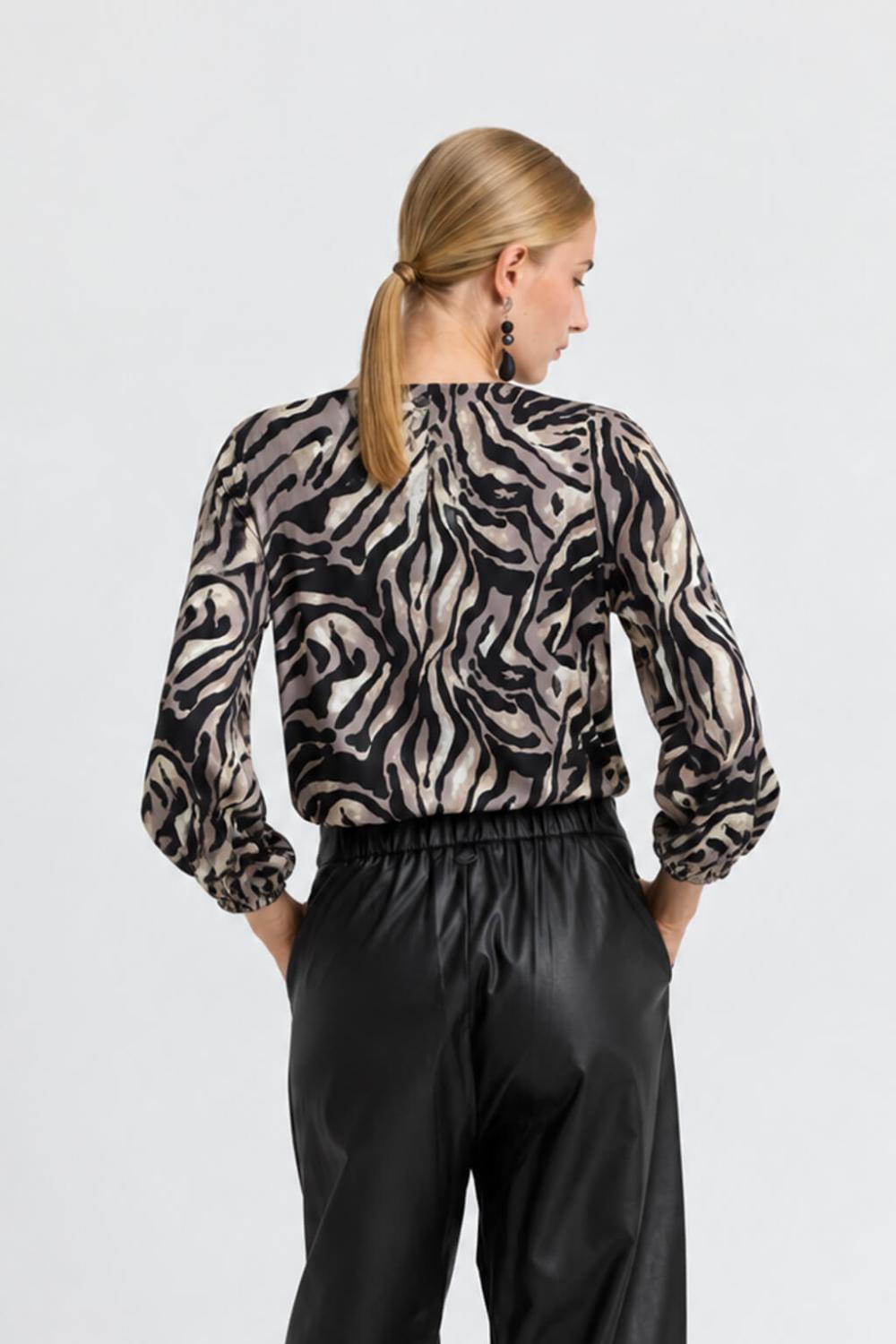 Μακρυμάνικη μπλούζα animal print Namaste