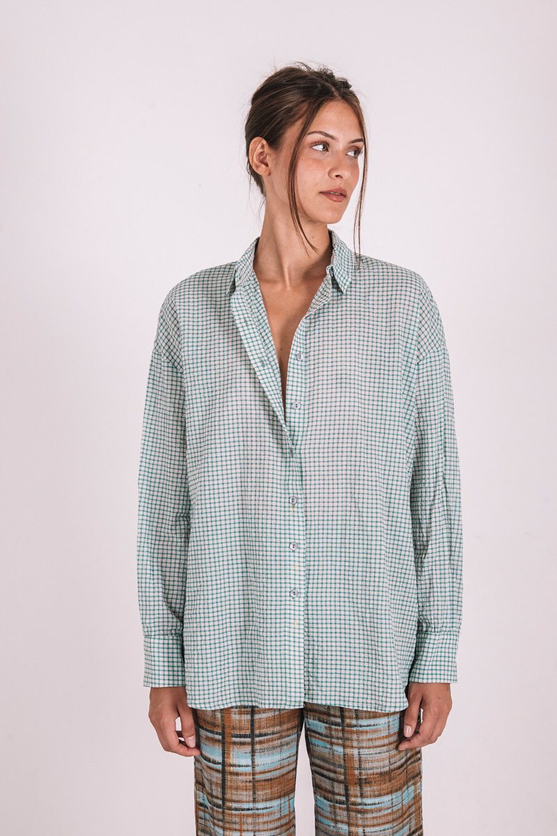 Καρό πουκάμισο oversized Badila